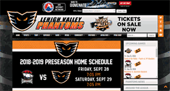 Desktop Screenshot of phantomshockey.com